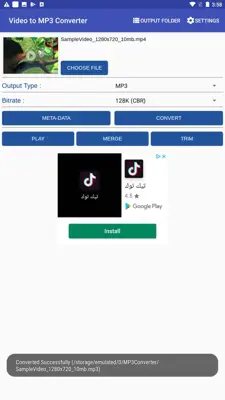 Video to MP3 Converter android App screenshot 5